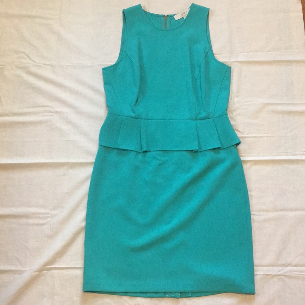 NWT Peplum LOFT dress